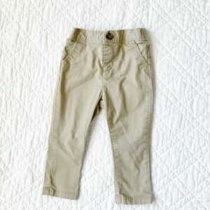 Old Navy Flex Skinny Toddler Chinos in Khaki “Shore Enough” Size 12-18 months